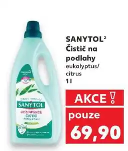 Kaufland SANYTOL Čistič na podlahy eukalyptus/citrus 1l nabídka
