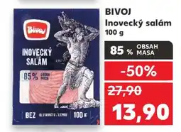 Kaufland BIVOJ Inovecký salám 100 g nabídka