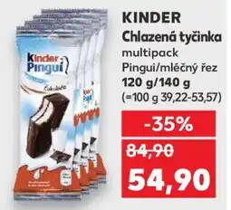 Kaufland KINDER Chlazená tyčinka multipack nabídka