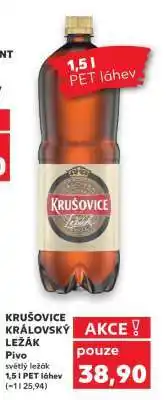 Kaufland Krušovice Královský ležák nabídka