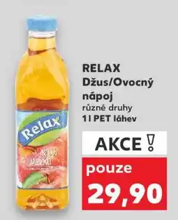 Kaufland Relax džus / ovocný nápoj nabídka