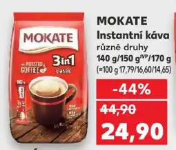 Kaufland MOKATE Instantní káva nabídka