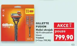 Kaufland Gillette Fusion nabídka