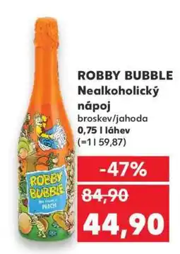 Kaufland ROBBY BUBBLE Nealkoholický nápoj nabídka
