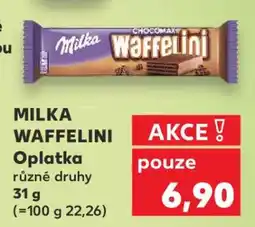 Kaufland Milka Waffelini nabídka