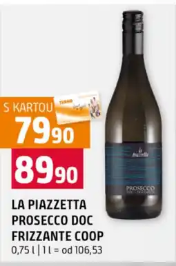 Terno La Piazzetta prosecco doc frizzante Coop nabídka