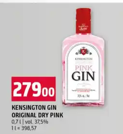 Terno Kensington Gin original dry pink nabídka