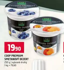 Terno Coop Premium smetanový dezert nabídka