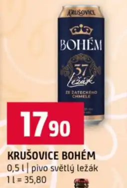 Terno Krušovice Bohém nabídka