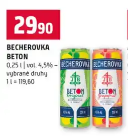 Terno Becherovka Beton nabídka