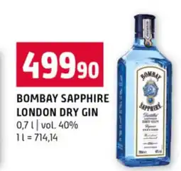 Terno Bombay Sapphire London dry gin nabídka
