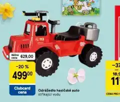 Tesco Odrážedlo hasičské auto nabídka