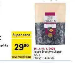 Tesco Švestky sušené nabídka