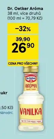 Tesco Dr. oetker aromá nabídka