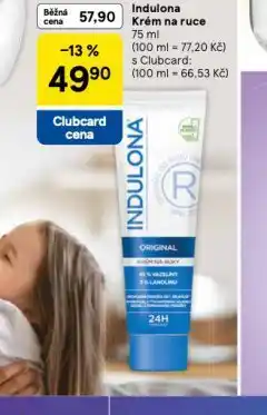 Tesco Indulona krém na ruce nabídka