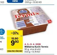 Tesco Mlékárná kunín termix nabídka