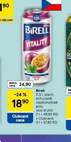 Tesco Birell nabídka