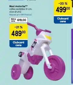 Tesco Maxi motorka nabídka