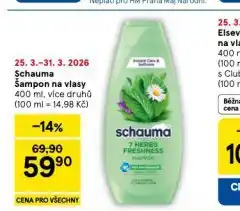 Tesco Schuama šampon nabídka