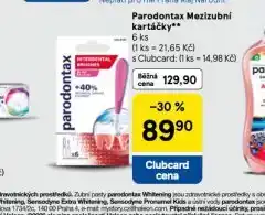 Tesco Parodontax mezizubní kartáčky nabídka