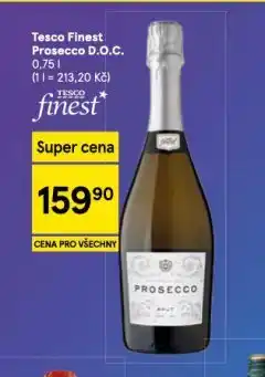 Tesco Prosecco d.o.c nabídka