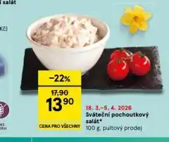 Tesco Sváteční pochoutkový salát nabídka