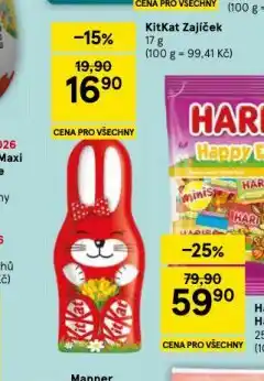Tesco Kitkat zajíček nabídka