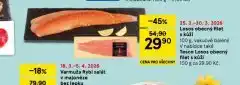 Tesco Losos obecný filet s kůží nabídka