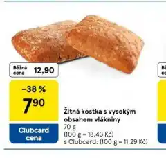Tesco Žitná kostka s vysokým obsahem vlákniny nabídka
