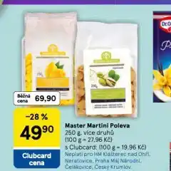 Tesco Master martini poleva nabídka
