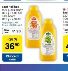 Tesco Senf hořčice nabídka