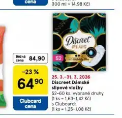 Tesco Dicsreet dámské slipové vložky nabídka