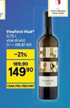 Tesco Vinařství hluk nabídka