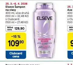 Tesco Elseve šampon nabídka