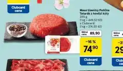 Tesco Tatarák z hovězí kýty nabídka
