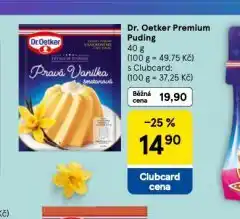 Tesco Dr. oetker premium puding nabídka