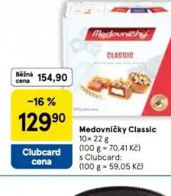 Tesco Medovníčky classic nabídka