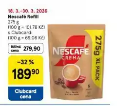Tesco Nescafé refill nabídka