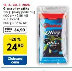 Tesco Giana olivy sáčky nabídka