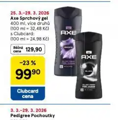 Tesco Axe sprchový gel nabídka