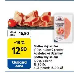 Tesco Gothajský salám nabídka