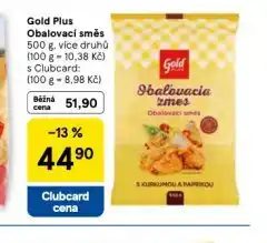 Tesco Gold plus obalovací směs nabídka