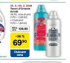 Tesco Tesori d´oriente aviváž nabídka