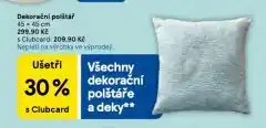 Tesco Dekorační polštář nabídka