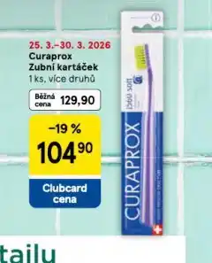 Tesco Curaprox zubní kartáček nabídka