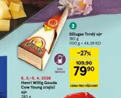 Tesco Džiugas tvrdý sýr nabídka