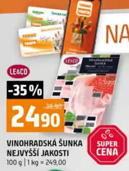 Terno Vinohradská šunka nejvyšší jakosti nabídka