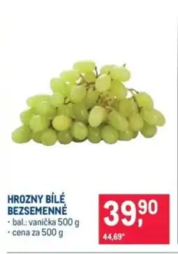 Makro Hrozny bílé bezsemenné nabídka