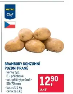 Makro Brambory konzumní pozdní prané nabídka