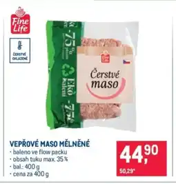 Makro Vepřové maso mělněné nabídka